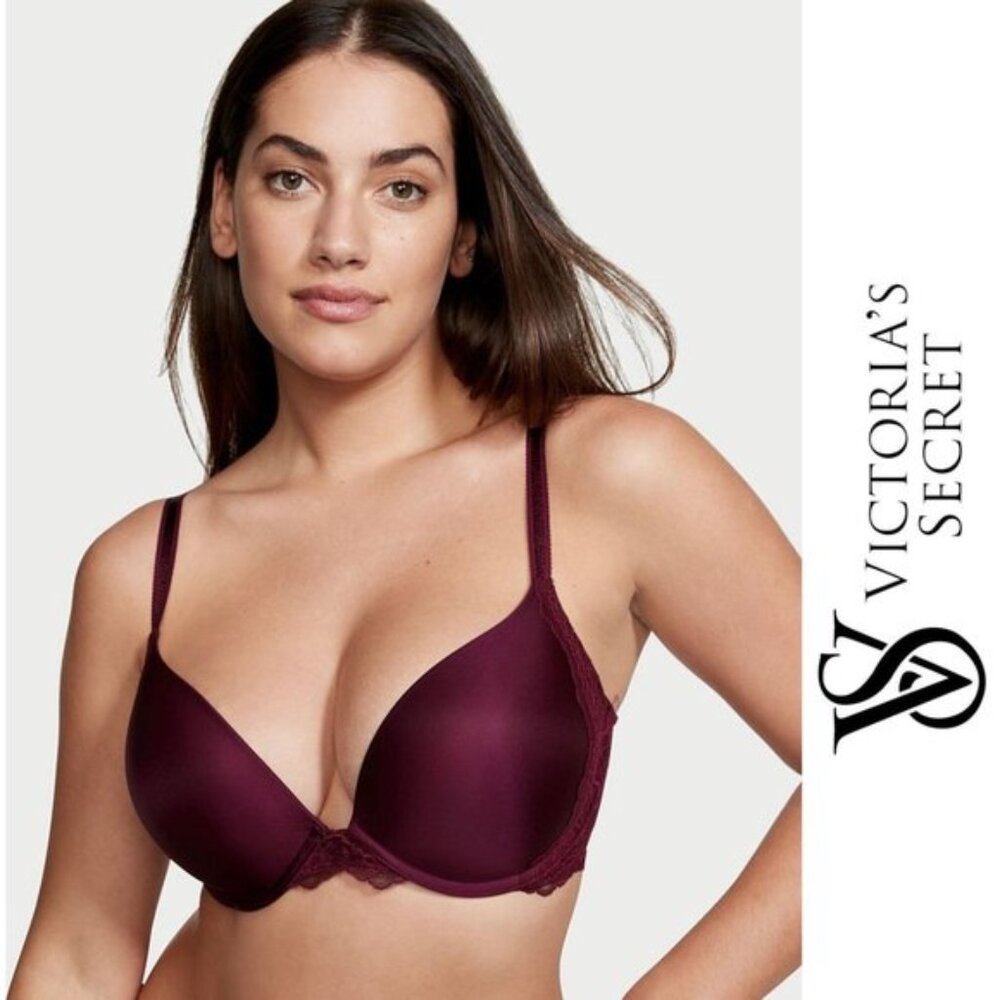 Victoria's Secret | "Kir" Smooth Lace Wing Push Up Bra | Size 36D